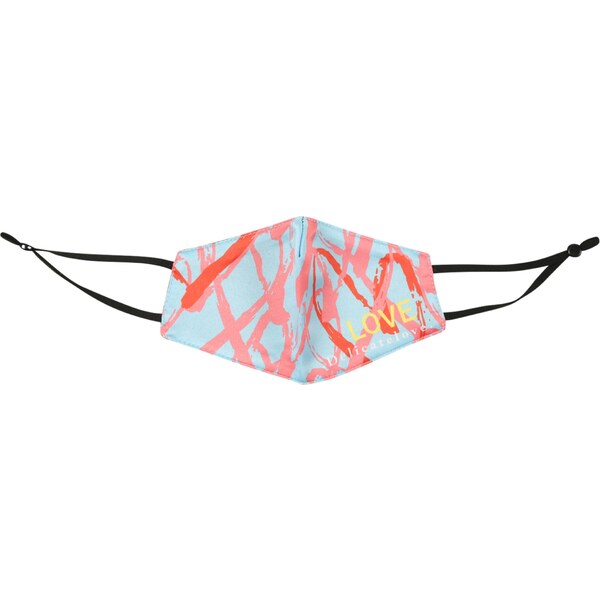 DELICATELOVE Šatka LOVE modrá / koralová 57220170
