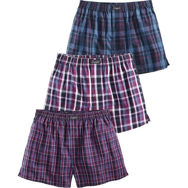 LE JOGGER Boxerky farba lesného ovocia / zmiešané farby 54628974