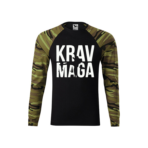 T-ričko KRAV MAGA pánske tričko dlhý rukáv 17681926