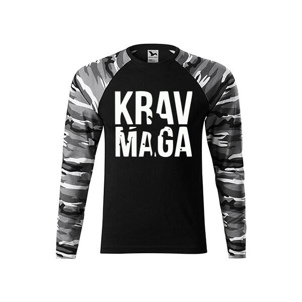 T-ričko KRAV MAGA pánske tričko dlhý rukáv 17681927