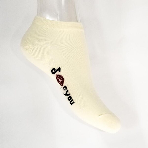 AURA.VIA Biele ponožky YOU 17684931