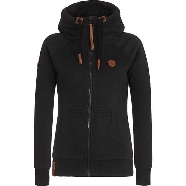 naketano Tepláková bunda čierna 60981899