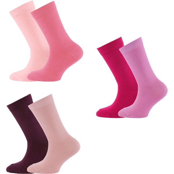 EWERS Ponožky fialová / farba lesného ovocia / ružová 66036656