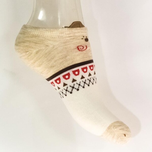 AURA.VIA Béžovo-hnedé ponožky LILY 17725628