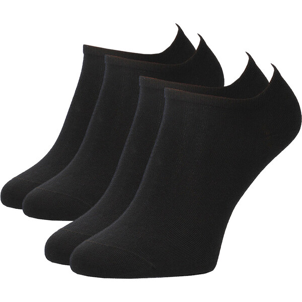 TOMMY HILFIGER - 2PACK čierne členkové ponožky 36317174