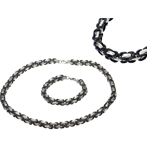 Sams Artisans Sada šperkov Black King chirurgická oceľ ISM003 48488343