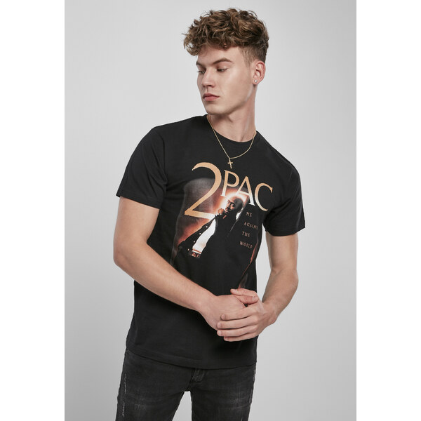 Merchcode Black T-shirt Tupac Me Against The World Cover 64633124
