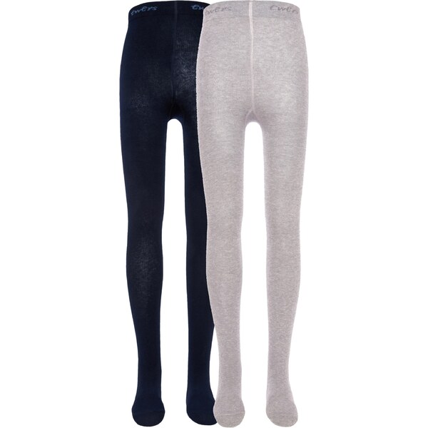 EWERS Pančuchy tmavomodrá / sivá melírovaná 19766236