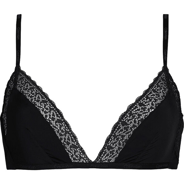 Calvin Klein - flirty unlined triangle čierna podprsenka s 17866020