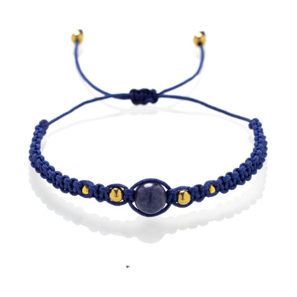 Macramé náramok Zafír Trimakasi 21937728