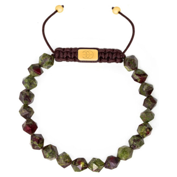 Pánsky náramok Jaspis Dračia krv Trimakasi 21937690