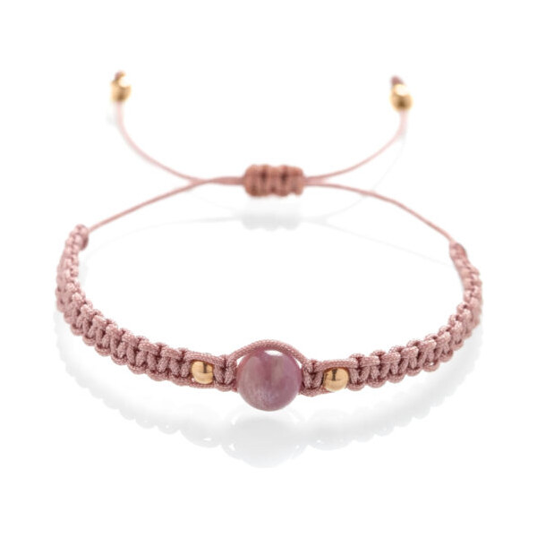 Macramé náramok Rubín Trimakasi 21937736