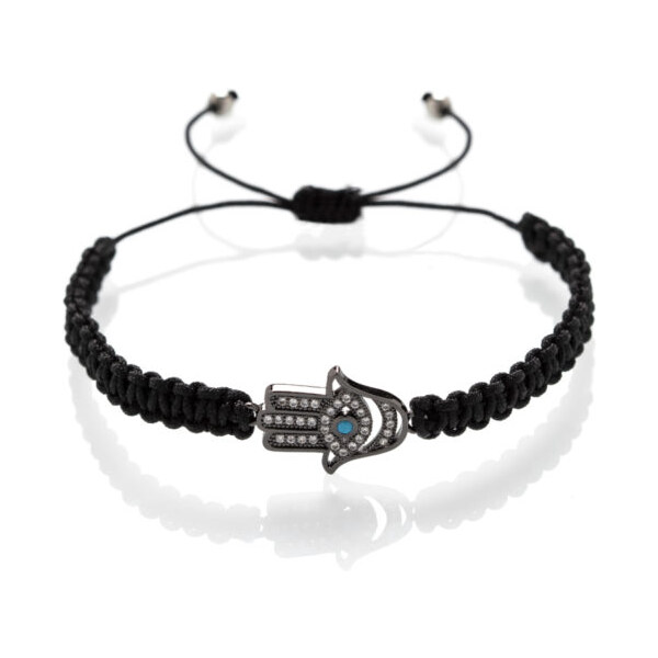 Pánsky macrame náramok Ruka Hamsa Trimakasi 21937737
