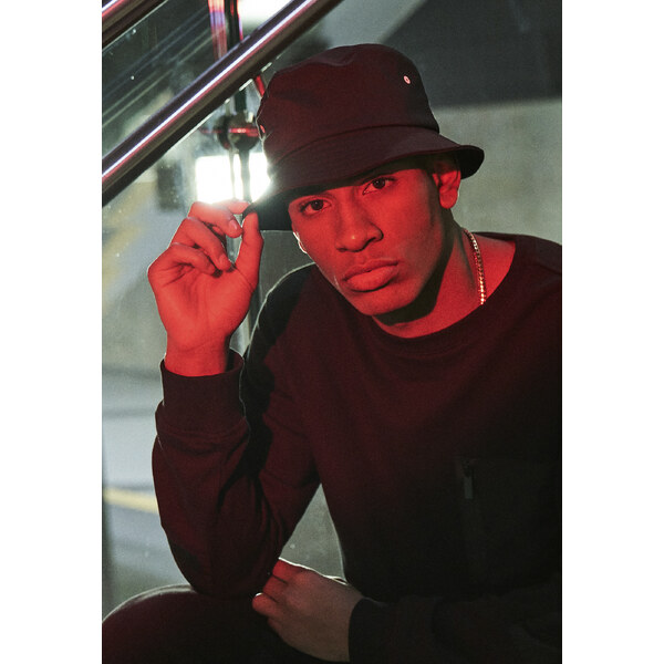 Flexfit Nylon Bucket Hat Black 50678145