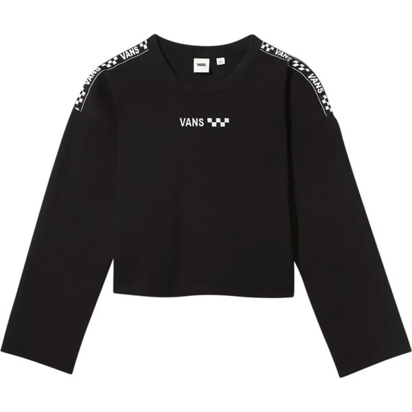 Vans Wm Brand Striper Crew Black - Dámske - Tričko Vans - Čierne - 66355813