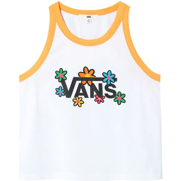 Vans Stacked Floral Tank - Dámske - Tričko Vans - Biele - VN0A4OS6YBY 66355821