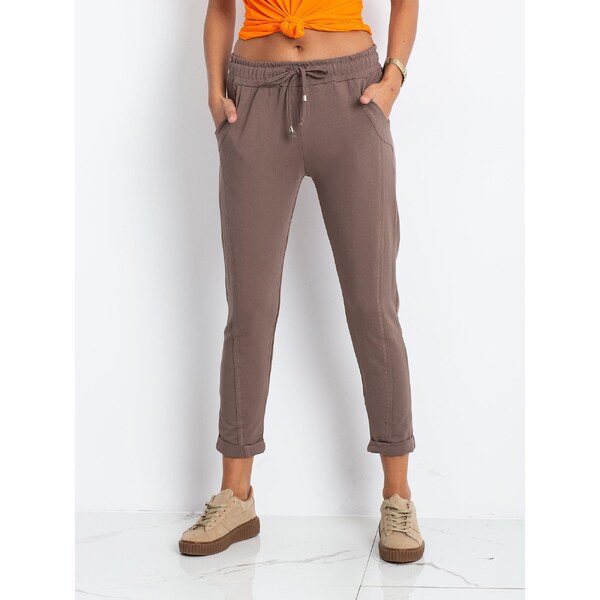 BASIC Feel Good Sweatpants-RV-DR-3589.07X-brown 64681996