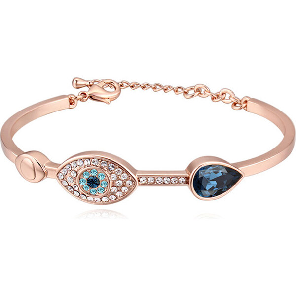 Glory náramok Oko montana blue ružovozlatý 507 18184513
