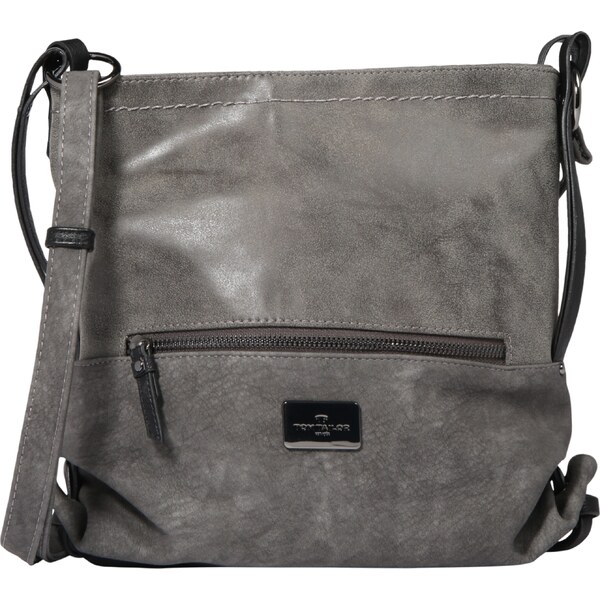 TOM TAILOR Taška cez rameno Elin sivá / strieborná 22244470