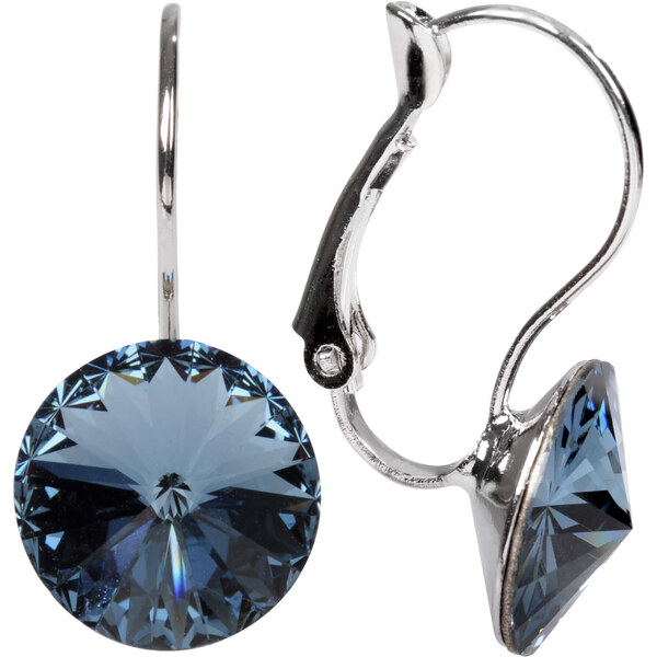 Levien Elegantné náušnice Rivoli Denim Blue 66581499