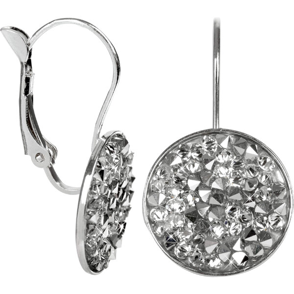 Levien Elegantné náušnice Rocks Crystal Cal 66579088