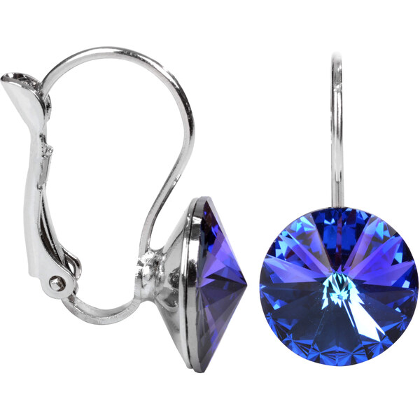 Levien Krásne náušnice Rivoli Heliotrope 66592597