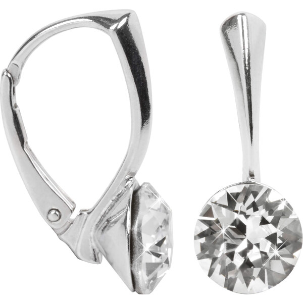 Levien Pôvabné strieborné náušnice Xirius Crystal 66594376