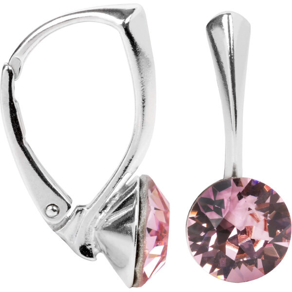 Levien Pôvabné strieborné náušnice Xirius Light Rose 66594260