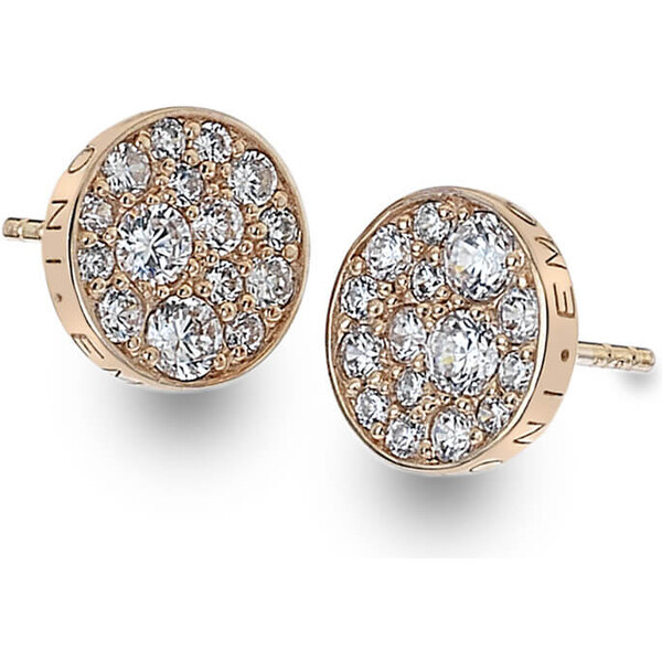 Hot Diamonds Strieborné náušnice Hot Diamonds Emozioni scintilla Rose 66584490