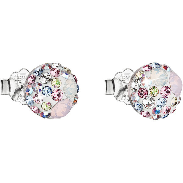 Evolution Group Nežné náušnice kryštály Magic Rose 31136.3 66586096