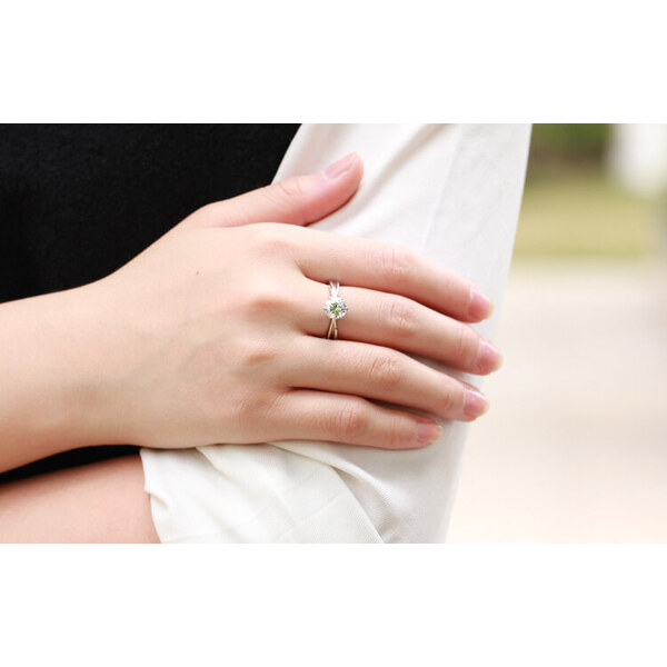 Troli Oceľový prsteň s kryštálom KRS-174 56 mm 66582762