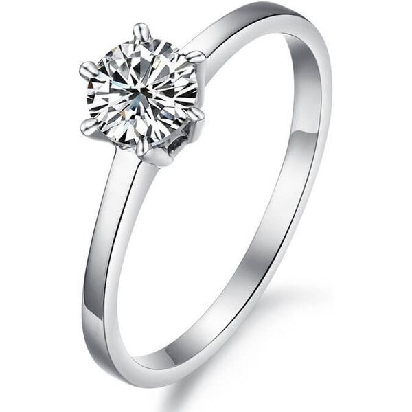 Troli Oceľový prsteň s kryštálom KRS-126 54 mm 66579463