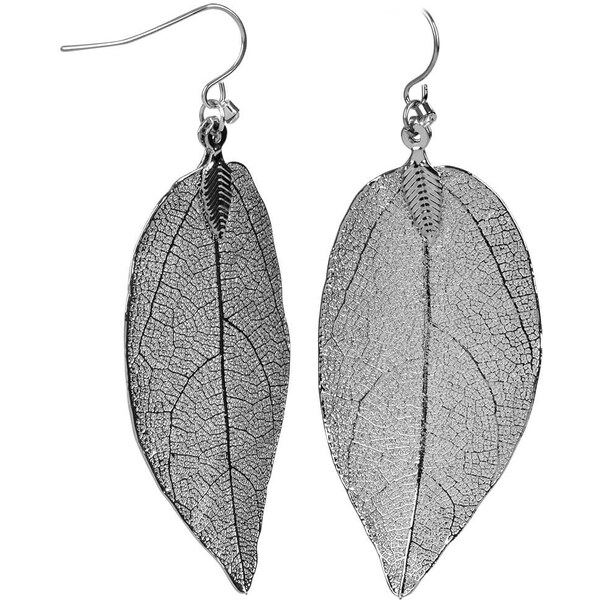 Troli Medené náušnice Vavrínové listy Laurel 66837661