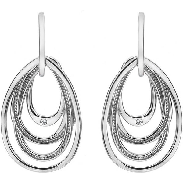 Hot Diamonds Strieborné náušnice s diamantmi Chandelier Vintage Drop 66595331