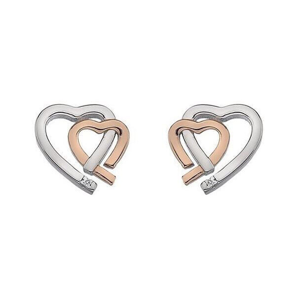 Hot Diamonds Dámske bicolor náušnice Hot Diamonds Love DE532 66589460