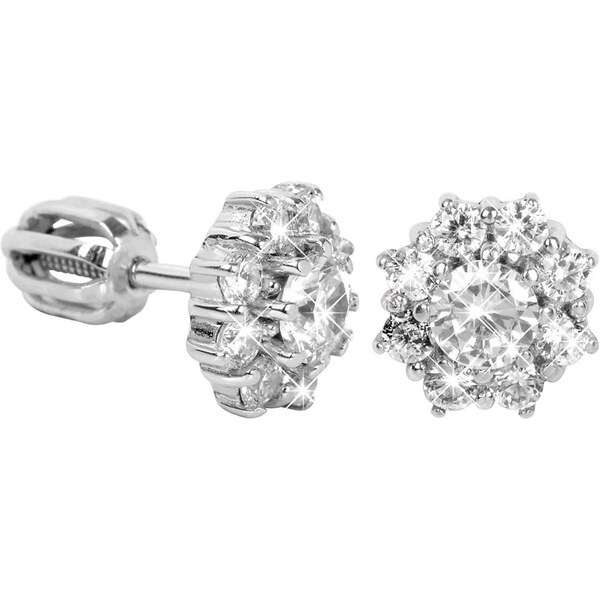 Soliter Strieborné náušnice s kryštálmi 436 001 00321 04 - číre 66596259