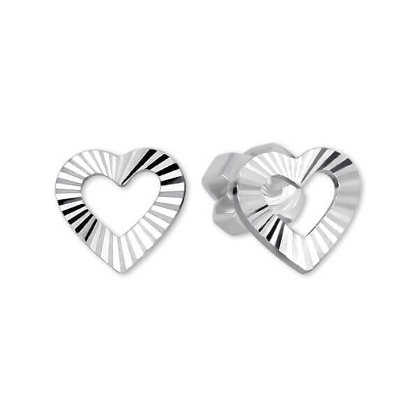 Soliter Strieborné srdiečkové náušnice 431 001 01372 04 66578967