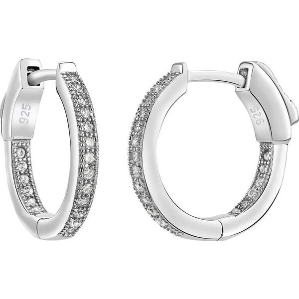 Silvego Strieborné náušnice so zirkónmi JASMIN JJJE0105 s unikátnym 66589454