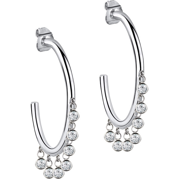 Morellato Polkruhové náušnice s kryštálmi Cerchi SAKM42 66725655