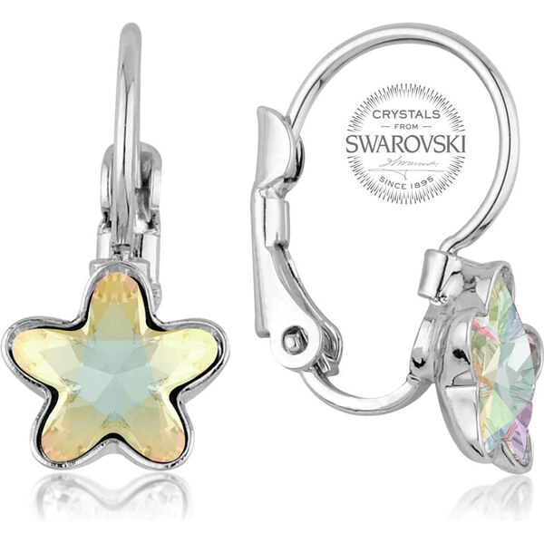 Levien Dievčenské náušnice s dúhovým kryštálom STARBLOOM 66584310