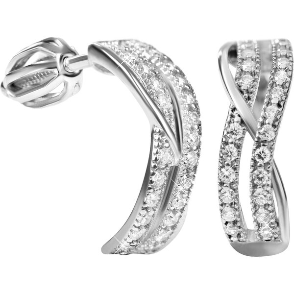 Soliter Strieborné polkruhové náušnice 436 001 00497 04 66579826