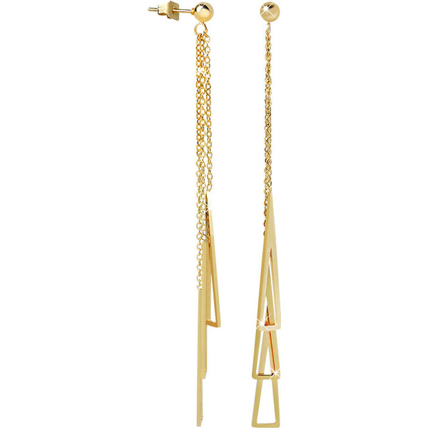 Troli Luxusné pozlátené náušnice 66871993