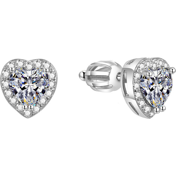 Beneto Trblietavé srdiečkové náušnice AGUP1486S 66588336