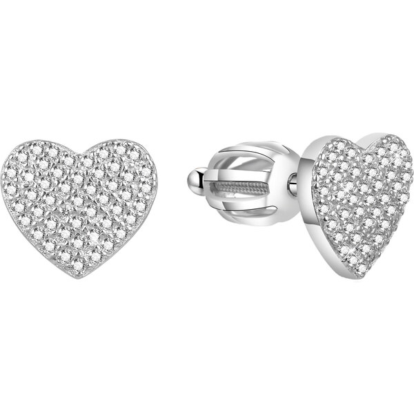 Beneto Trblietavé srdiečkové náušnice AGUP1491S 66591722