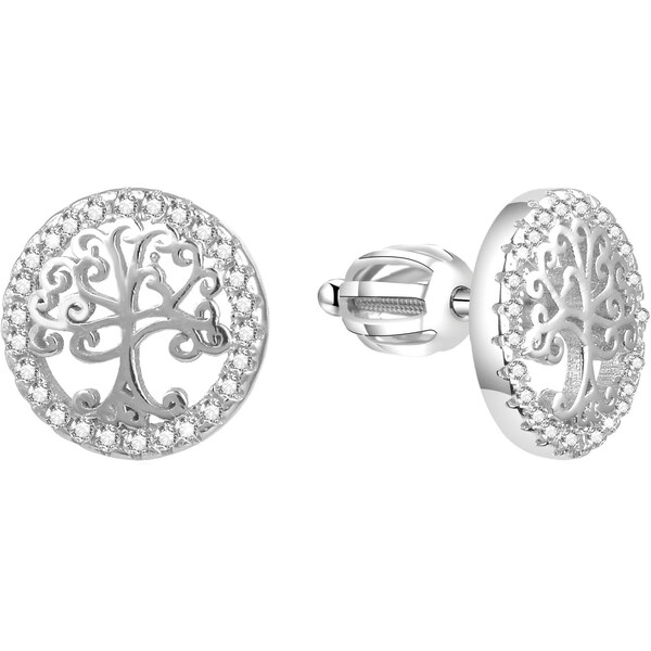 Beneto Strieborné náušnice so stromom života AGUP1529S 66581880