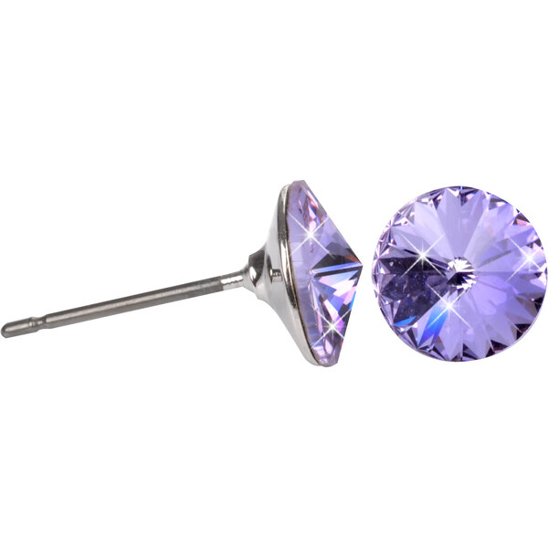 Levien Jemné kôstkové náušnice Rivoli Violet 66582226