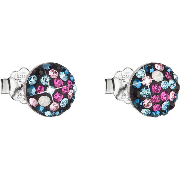 Evolution Group Slušivé náušnice s kryštálmi Galaxy 31136.4 66591501