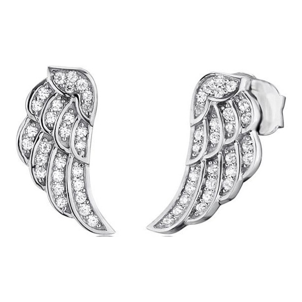 Engelsrufer Strieborné náušnice Krídla so zirkónmi ERE-LILWING-ZI 66583577