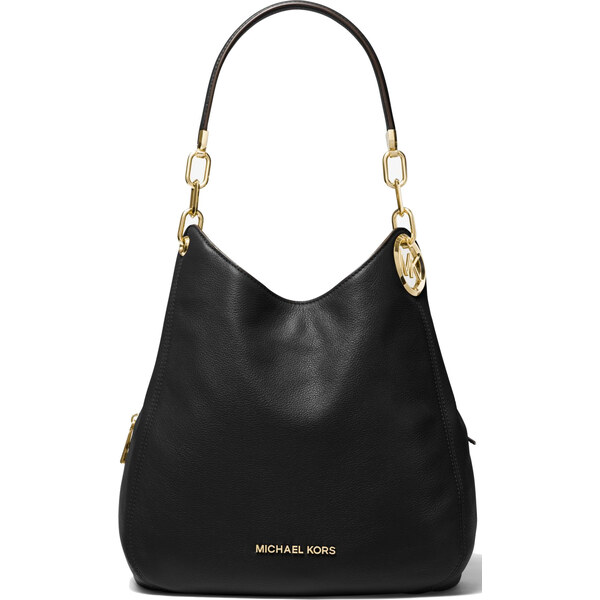 Michael Kors Kabelka Lillie Signature Chain Shoulder Tote Black Gold 25940021