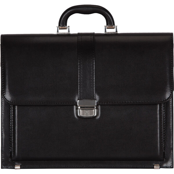 Aktovka REAbags 8003A - čierna/nikl 62191462